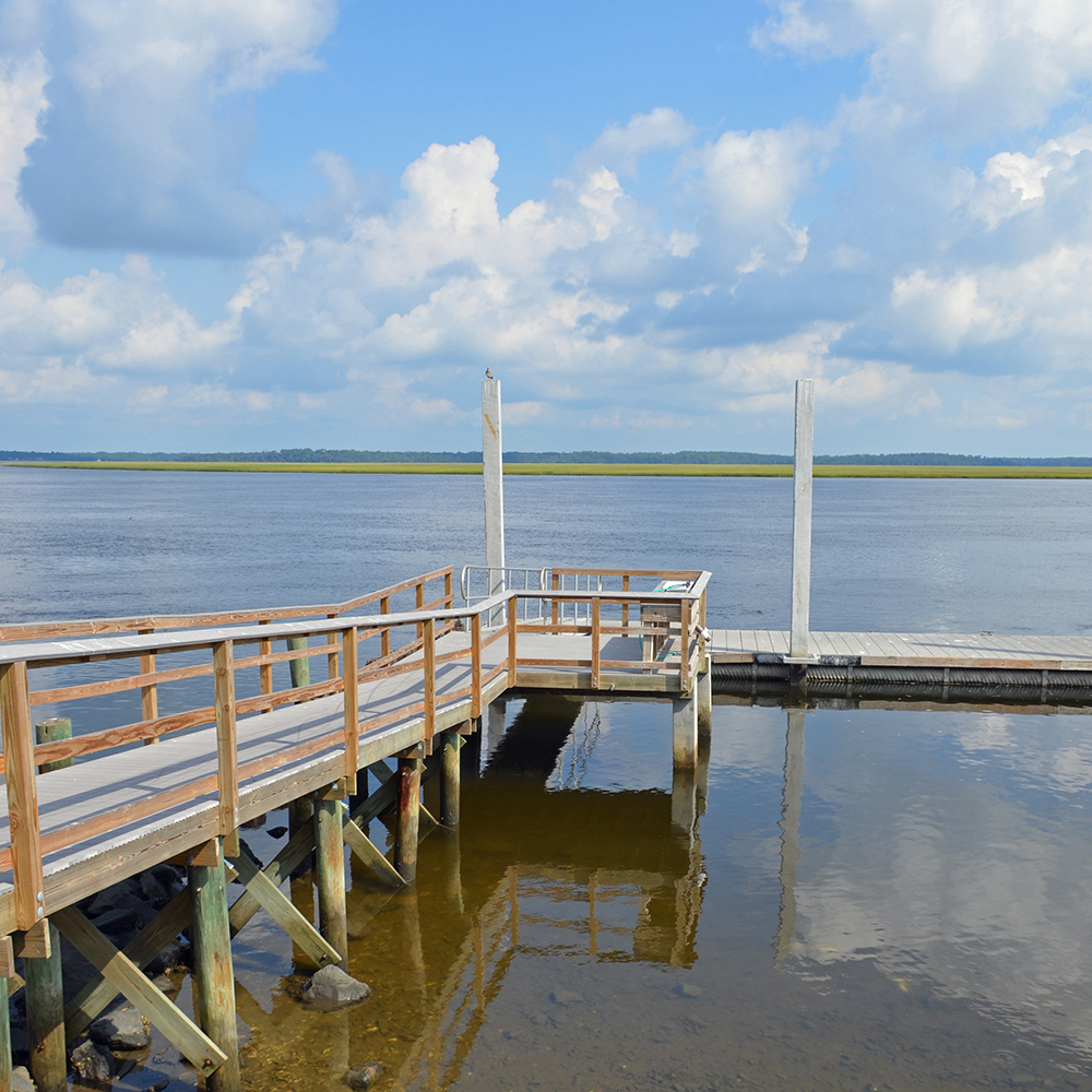 Boat Dock in St Marys, Georgia